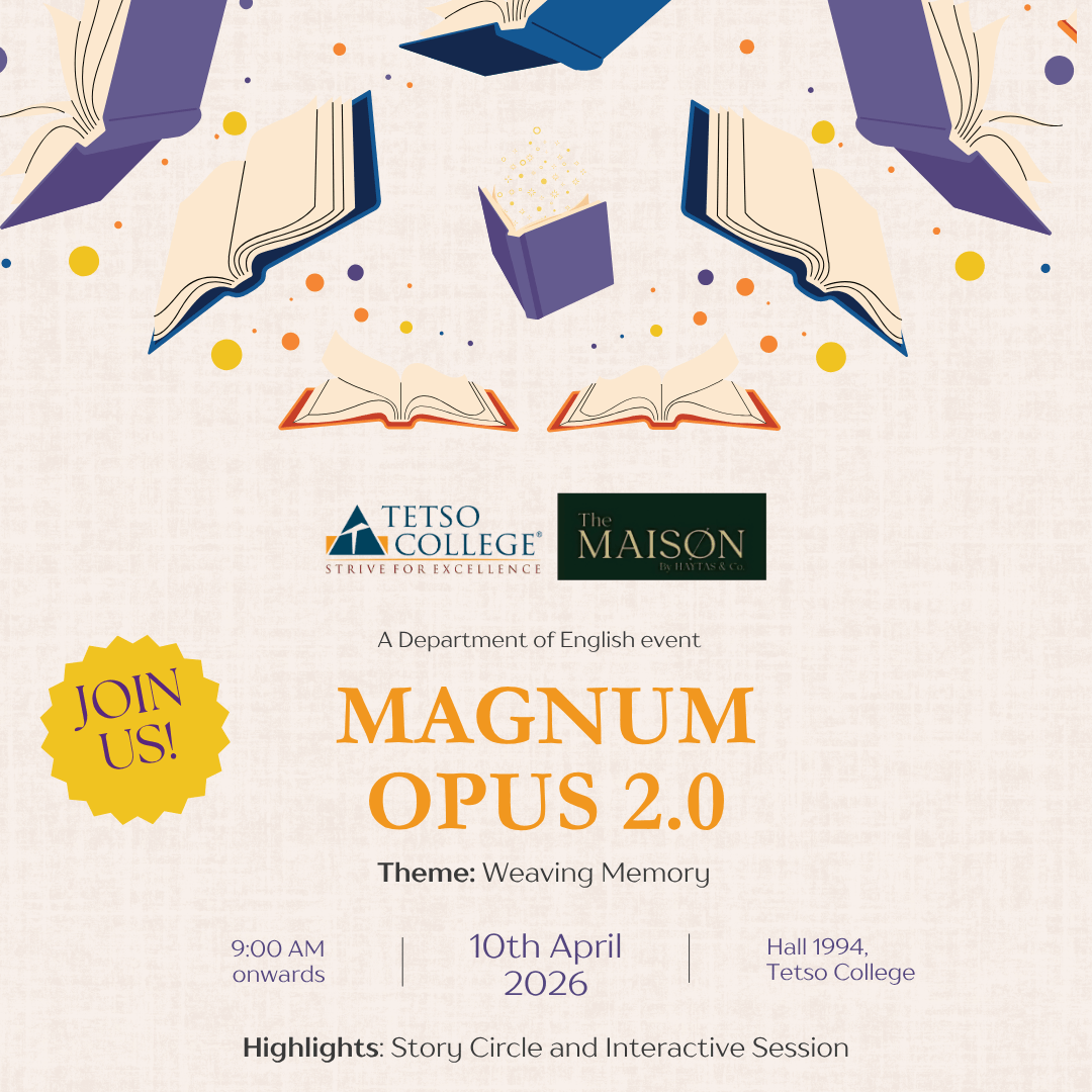 Magnum Opus 2.0, a Department of English Event